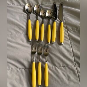 Fiestaware Silverware 9 pieces